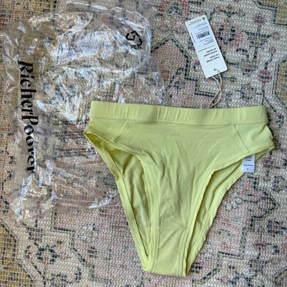 New Richer Poorer High Cut Cotton Brief in Pale Green Women’s size small - Picture 1 of 4